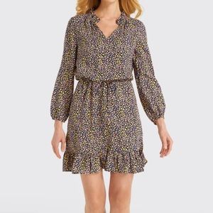 {Draper James} Floral Popover Dress